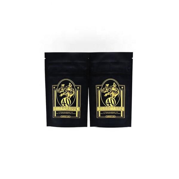 Buy cheap 70g Stand Up Retort Pouch 100 Mircons Black Printed Laminated Pouches from wholesalers