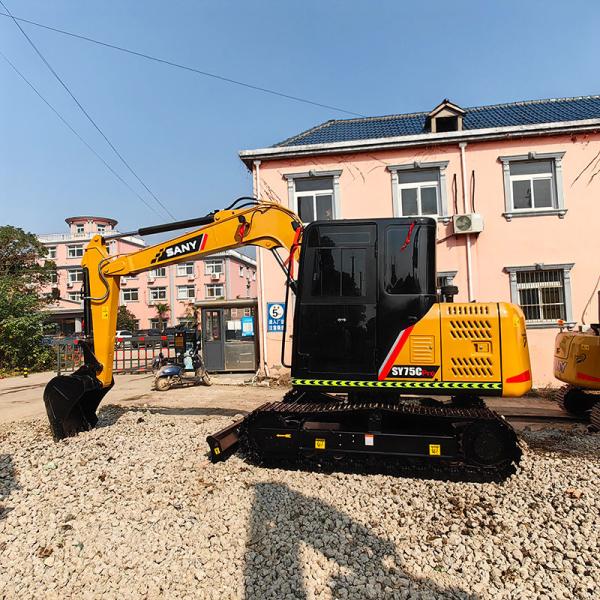 Buy cheap Sany SY75 Used Sany Excavator 67.5Ton Used Earth Moving Digger 36kw from wholesalers