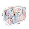 Buy cheap Personalised Printing Flower Design Beautiful Cosmetic Makeup Bag Set Fashion from wholesalers