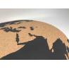 Buy cheap Waterproof Circle World Map Pin Boards Dia30cm Thick 0.5cm from wholesalers