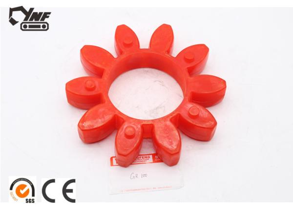 Buy cheap Original Natural Rubber Red Color Jaw Spider Coupling Size 224*113*38 from wholesalers