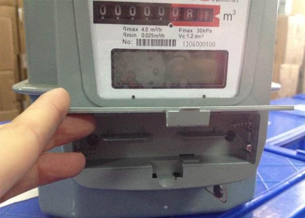 Buy cheap Household Diaphragm Prepaid G2.5 / G4 / G1 6 Gas Meter Steel Case With IC Card from wholesalers