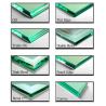 Buy cheap Partition Flat Shower Tempered Glass 45 Degree Belved Polished Edges Shower Tempered Glass from wholesalers