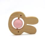 EN71 Wooden Silicone Teether