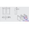 Buy cheap Office Entrance Stainless Steel Drop Arm RFID Turnstile With 600mm Passage Width from wholesalers