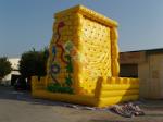 Funny Giant Inflatable Sports Games / Climbing Wall For Amusement Park Equipment