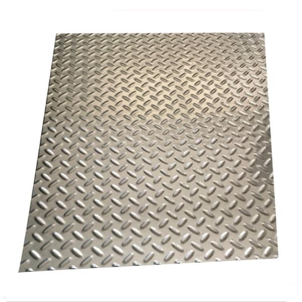 Buy cheap 316L Diamond Stainless Steel Chequered Plate 8K Anti Skid Floor Sheet from wholesalers