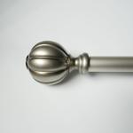 Painted Metal Pole Resin Finials Pipe Curtain Rods