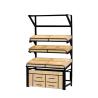 Buy cheap Light Duty Fruit And Vegetables Shelves Single Side Display Rack from wholesalers