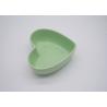 Buy cheap Stoneware Solid Green Heart Shaped Candy Bowl , Ceramic Heart Bowl For Salads / Desserts from wholesalers