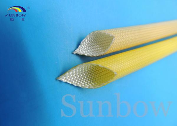 Buy cheap SUNBOW RoHS 155C F Dielectric Insulation PU Fiberglass Sleeving for Motors from wholesalers