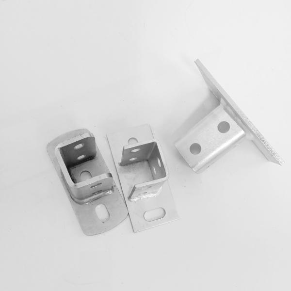 Buy cheap Post Bases Single Strut Channel Fittings 8in Electroplated 6 Holes from wholesalers