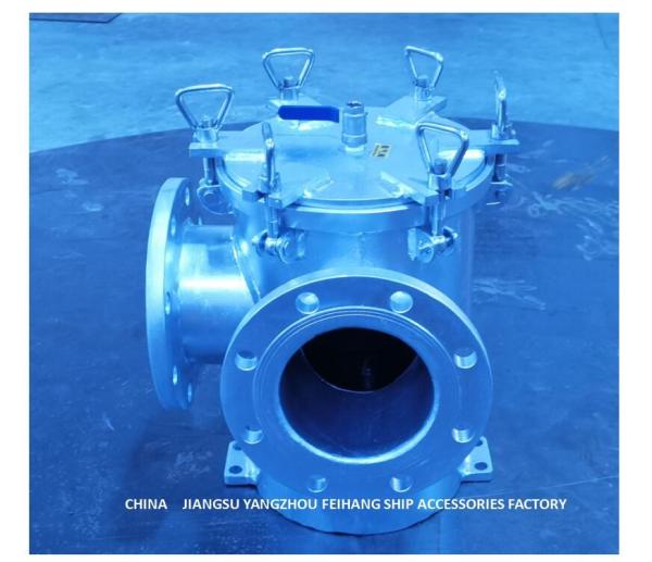 Buy cheap BRS150 CB/T497-2012 Central Fresh Water Cooling System Marine Sea Water Filter Right Angle Carbon Steel Hot Dip Galvaniz from wholesalers