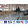 Buy cheap Custom Electric Steel Unitity Pole , Galvanised Power Pole Q345 Q235 GR65 from wholesalers