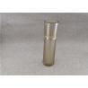 Buy cheap Light Gold Acrylic Cosmetic Bottle , Round Waist Fancy Lotion Bottles from wholesalers