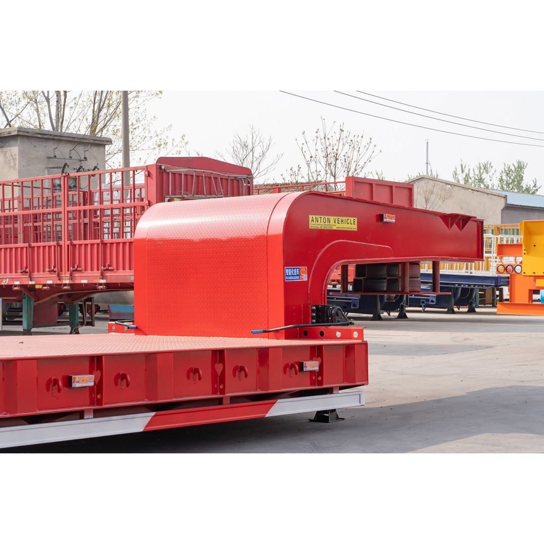 Three-Axle, Four-Axle and Five-Axle Construction Machinery Transportation Low-Bed Semi-Trailer