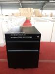 2 drawer pedestal file cabinet with cushion seat