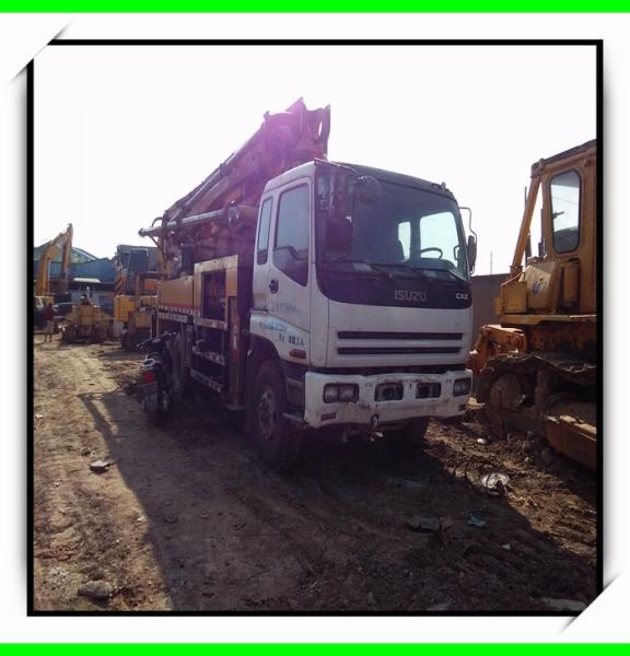 Buy cheap second-hand concrete pump 2004 Putzmeister truck pump 36m used germany putzmeister pump for sale from wholesalers