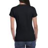 Buy cheap Summer Cool 180G/M2 Womens Fitted T Shirts , SM MD LG XL Black Cotton Shirt from wholesalers