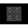 Buy cheap 50*50mm 60 Degree 4 In 1 LED Light Lens PC Material For Flood Lighting SMD7070/ 5050/4*3030 LED from wholesalers