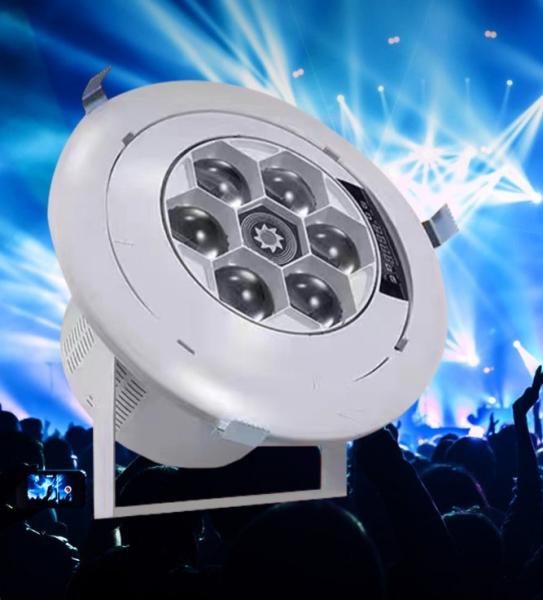 Buy cheap RGBW Embedded LED 6 Bee Eye Laser Light For Hall And KTV Bag Lighting from wholesalers