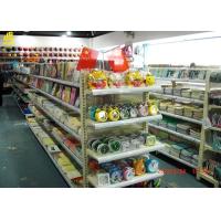 Buy cheap Four Layer Steel Display Racks For Stationery Shop Light Duty Buckle Back Panel product
