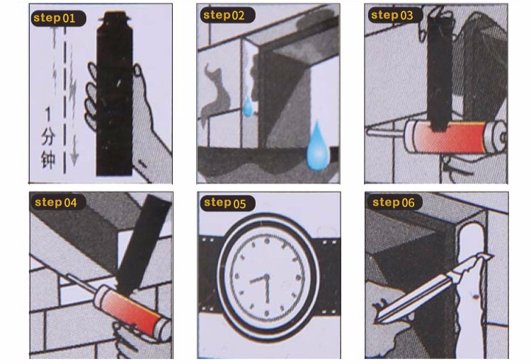 High Density Low Expanding PU Foam Sealant Soundproof Waterproof