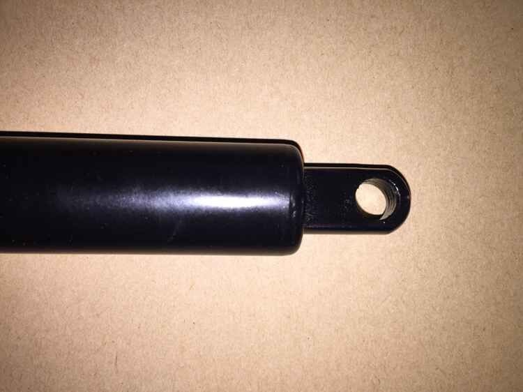 Black Adjustable Lockable Gas Spring , Miniature Spring Lift Gas Springs 250N