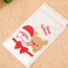 Buy cheap CUSTOM DESIGN CANDY BAGS WITH GOLDEN TWIST TIES CLEAR PLASTIC TREAT BAGS FOR COOKIE CANDY SNACK WRAPPING from wholesalers