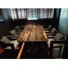 Buy cheap Marble Restaurant Patio Furniture , Rectangular Square Marble Top Dining Table from wholesalers