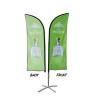 Buy cheap Outdoor Custom Blade Flags Knitted Fabric 3 Meters With Ground Spike Base from wholesalers