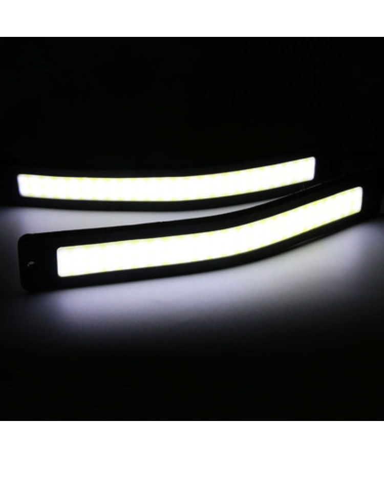 Daytime Drl Driving Car Headlight Led Tube Strip Cob 12V