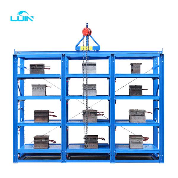 High Quality Full Open Roll-Out Shelving Heavy Duty Drawer Type Mold Rack Steel