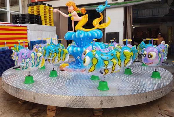 Buy cheap Beauty Fish Merry Go Round Carousel Fiberglass Material Music In USB Card from wholesalers