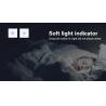 Buy cheap UABRO EU/UK Standard 2Gang Wall Light Touch Switch Luxury Glass Panel Led Indicator 220V 10A 5-300W/Gang from wholesalers