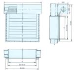Buy cheap 2 Hour Insulated Fire Rated Roller Shutter Doors A0 Fireproof Roller Shutters from wholesalers