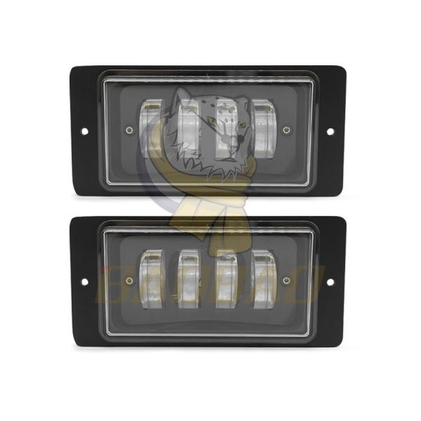 Buy cheap 4 Inch White Rectangle 12V 24V 45W Automotive Fog Light Accessories from wholesalers