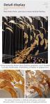Custom Made Designer Chandeliers Large Staircase Decoration Hotel Lighting