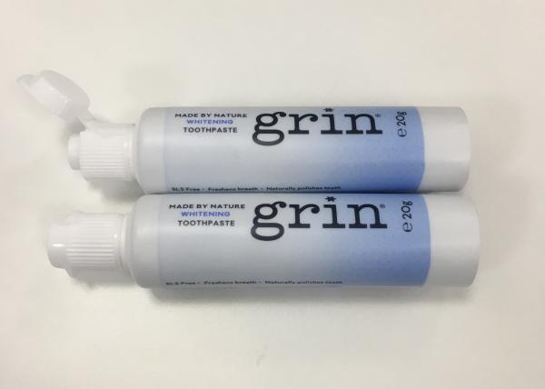 Buy cheap Travel Sized ABL Laminated Whitening Toothpaste Tube Packaging For Grin Natural from wholesalers