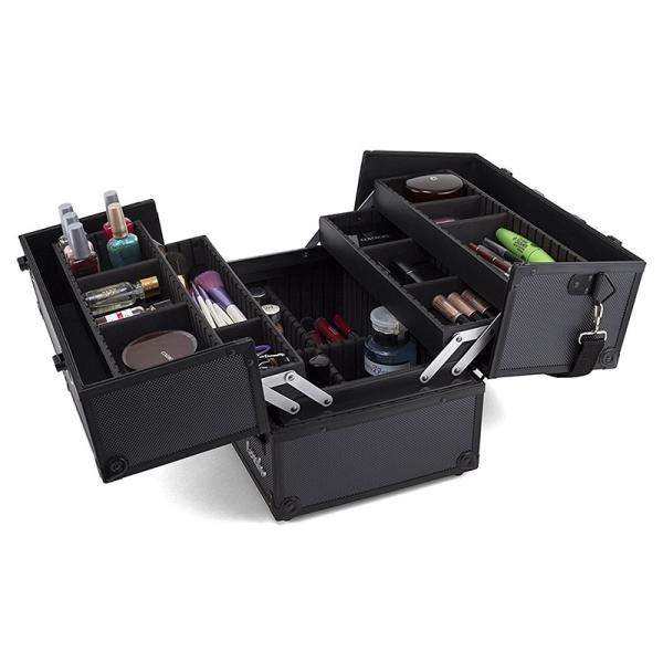 Buy cheap Aluminum Frame Makeup Train Case , Makeup Artist Organizer For Personal Use from wholesalers