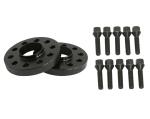 20mm BMW E39 5x120 Wheel Spacers - Hubcentric 74.1 74 | with 12x1.5 Black Bolts