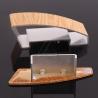 Buy cheap Ajustable Aluminium Handrail Profiles OEM Customize Length Light Wood Grain Finish from wholesalers