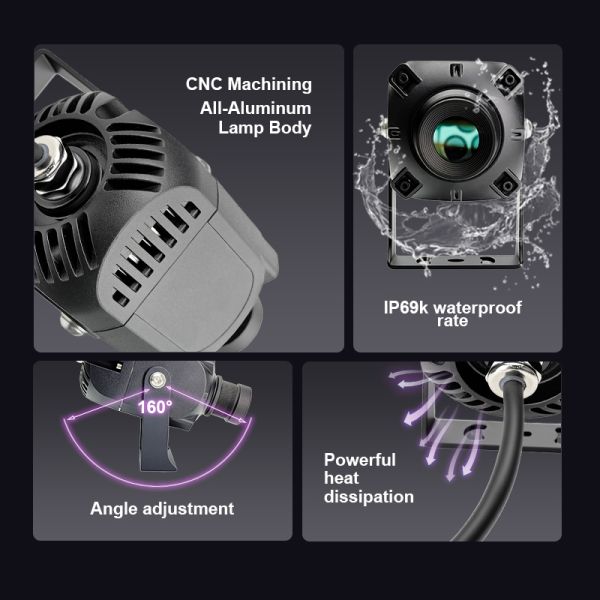 Buy cheap Outdoor High Brightness Mini LED Projector Light with IP65 Waterproof and Universal Design from wholesalers