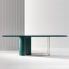 Buy cheap Smooth Edges ODM Stainless Steel Dining Table For Living Room from wholesalers