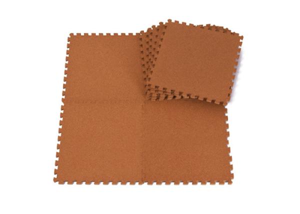 Buy cheap Colorful Interlocking Puzzle Mat Hot Stamping EVA Cork Mat 30*30cm from wholesalers
