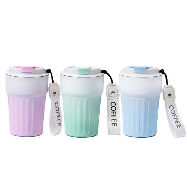 16 Oz Travel Coffee Mug Spill-Proof Insulated Stainless Steel Coffee Mug With
