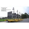 Buy cheap 6m mobile solar cctv trailer system from wholesalers