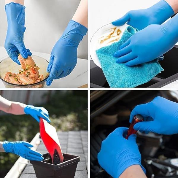 Food Safe V202 Sample Free Protective Disposable Nitrile Gloves No Latex Powder