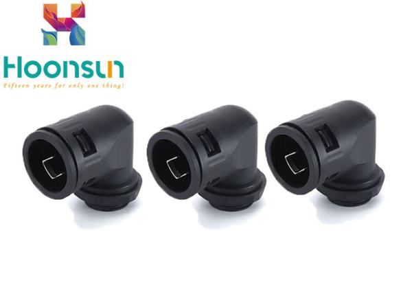 Buy cheap Flexible Pipe Nylon Cable Gland Fast Right Angle Fittings Union Connector from wholesalers
