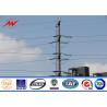 Buy cheap Polygonal 80ft 69kv Metal Steel Electricity Substations Steel Utility Pole With Mast Galvanized Structure from wholesalers